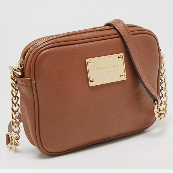 Michael Kors brown leather mini camera crossbody bag - Picture 3 of 11
